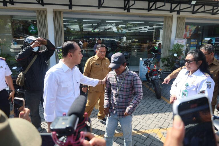 Sidak jukir toko modern