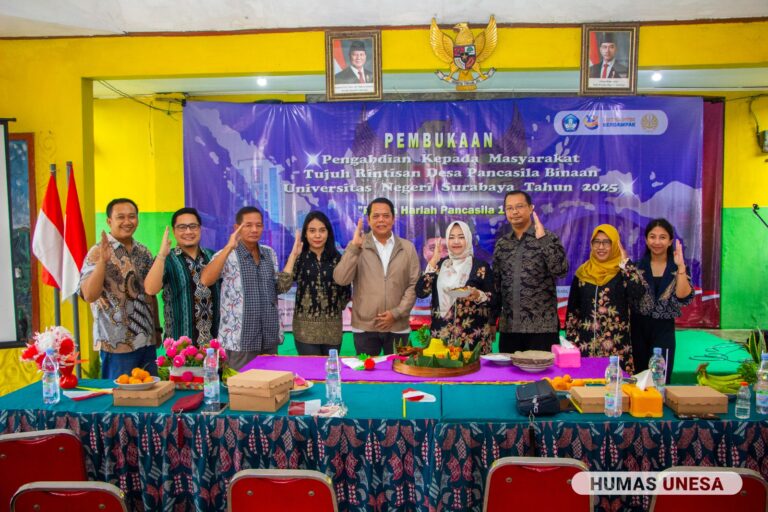Tepat Hari Lahir Pancasila, Unesa Rintis 7 Desa Pancasila di Sejumlah Daerah Jawa Timur