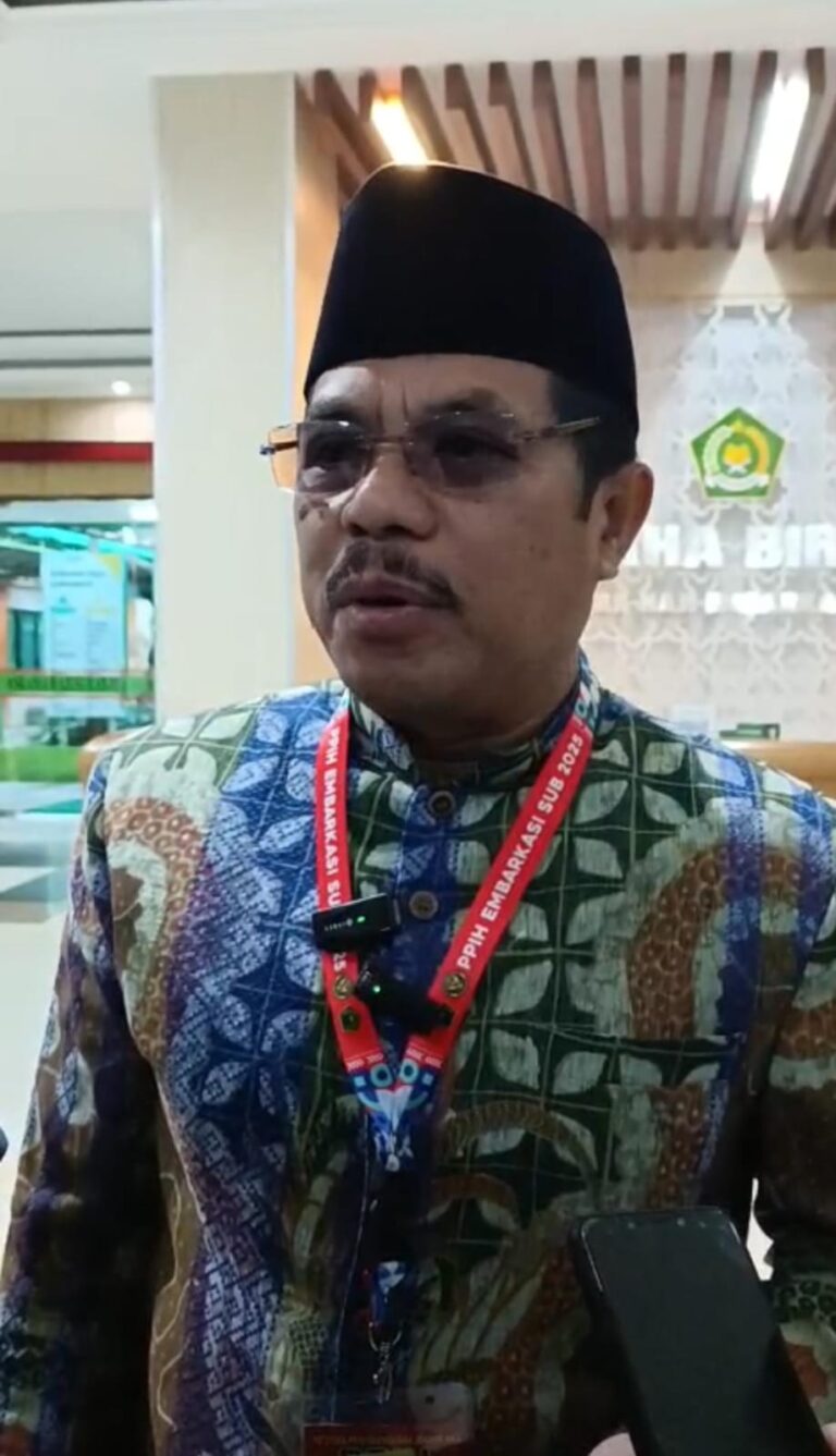 PPIH Debarkasi Surabaya Berikan Keterangan Terkait Ancaman Bom di Pesawat Jemaah Haji Kloter SUB-33: Alhamdulillah Seluruh Jemaah Haji Aman