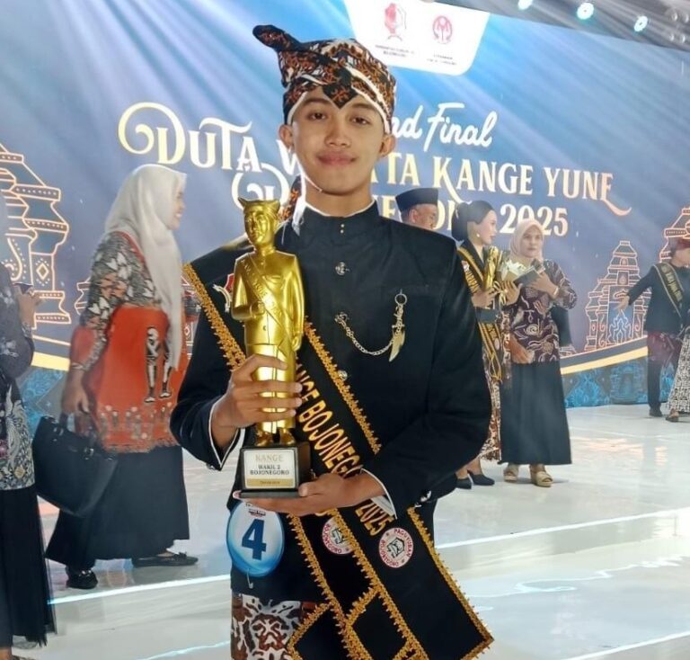 Mahasiswa UNAIR Dinobatkan sebagai Wakil II Kange Bojonegoro