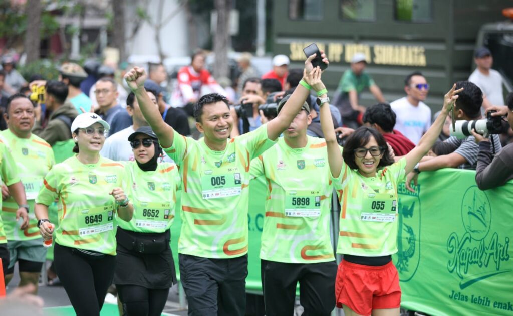 Azrul Ananda dan Ivo Ananda mengikuti Green Force Run 2025 kategori 5K