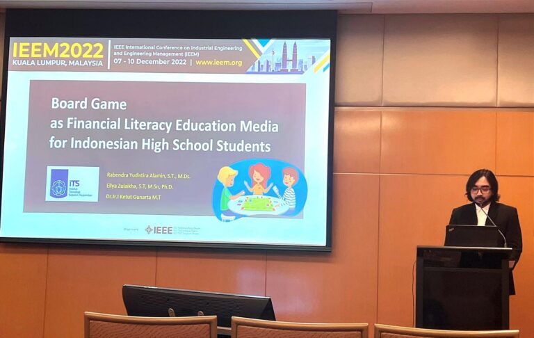 Doktor ITS Inovasikan Permainan Edukasi Keuangan sebagai Alat Pembelajaran