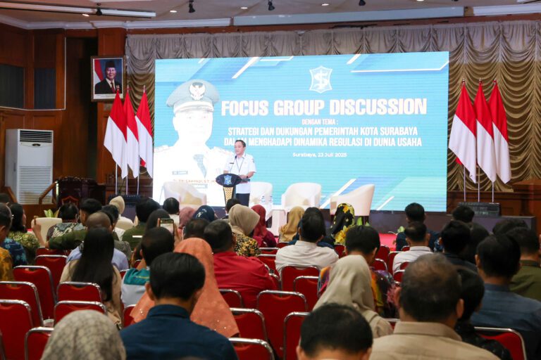 Pemkot Surabaya Gelar FGD Bahas Dinamika Regulasi, Dorong Kolaborasi Pengusaha dan Pemerintah