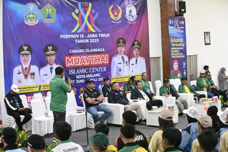 Gelaran Muaythai Porprov Jatim IX/2025 Berjalan Mulus Berkat Langkah Antisipatif Panpel