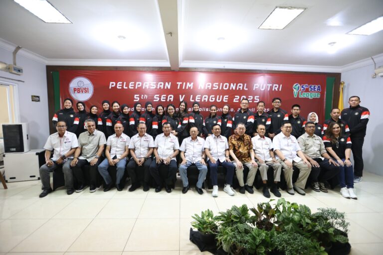 PP. PBVSI Lepas Timnas Putri ke SEA V League 2025