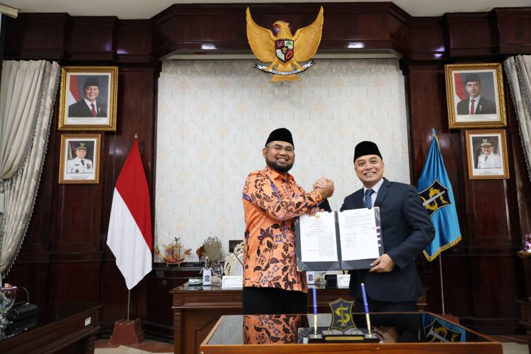 penandatanganan kerjasama antara pemkotsurabaya dengan kab halmahera 6