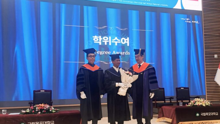 Rektor ITS Dianugerahi Doktor Honoris Causa dari Mokpo National University, Korea