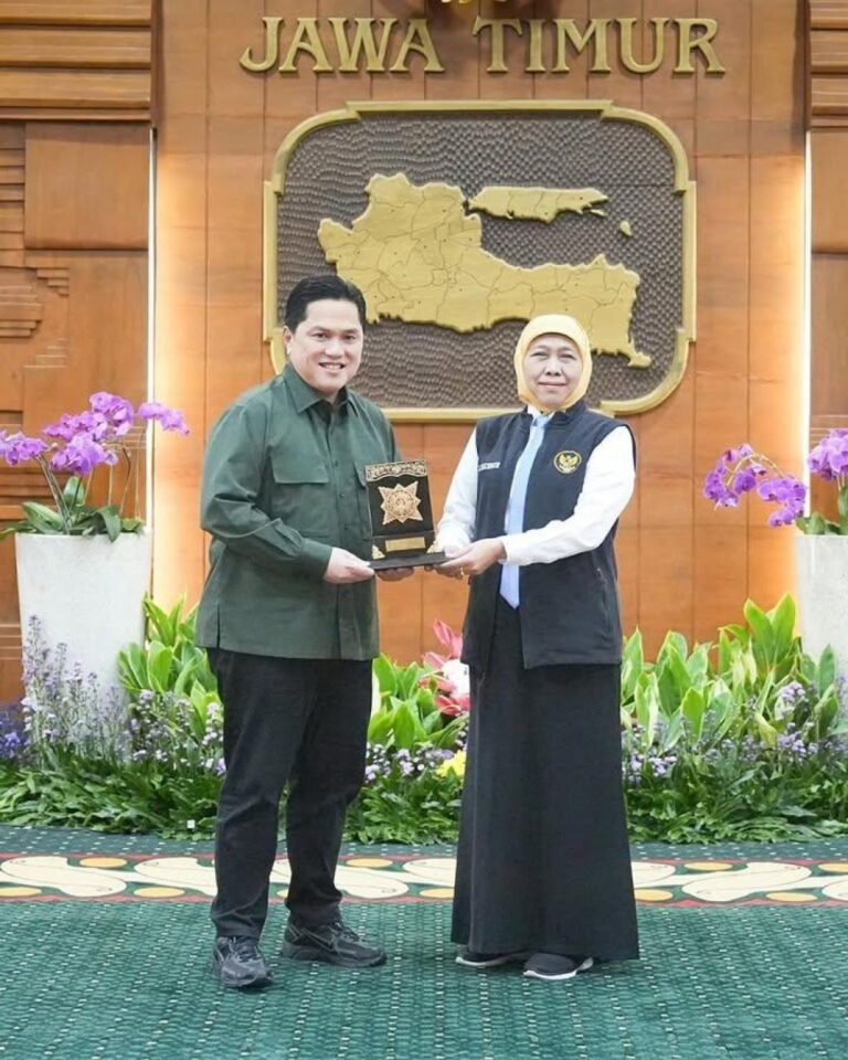 Liga 3 dan 4 Siap Digeber, Erick Thohir Temui Gubernur Khofifah