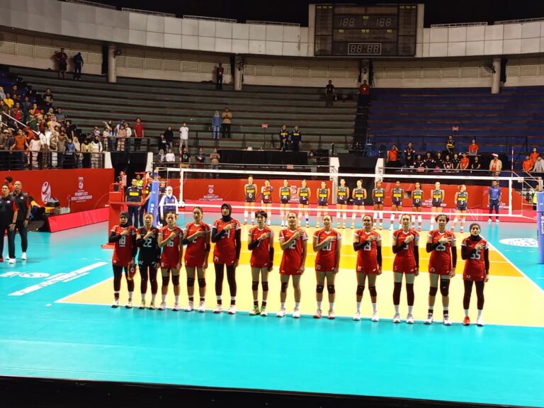 Timnas Voli Putri Indonesia U-21 Curi 1 Set Italia