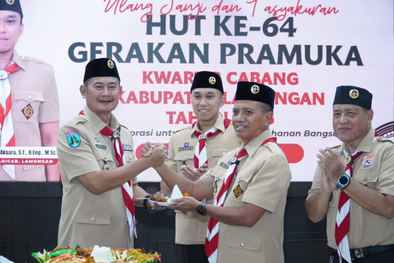 Jelang Hari Pramuka, Kwarcab Lamongan Lakukan Ulang Janji