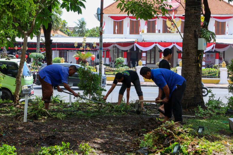Kolaborasi Solid Pemkot Surabaya-Pemprov Jatim, Taman Apsari Kembali Pulih Pasca Pesta Rakyat