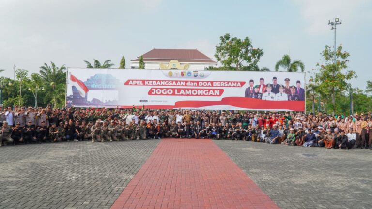 Apel Kebangsaan Dan Doa Bersama Tegaskan Komitmen Jogo Lamongan 