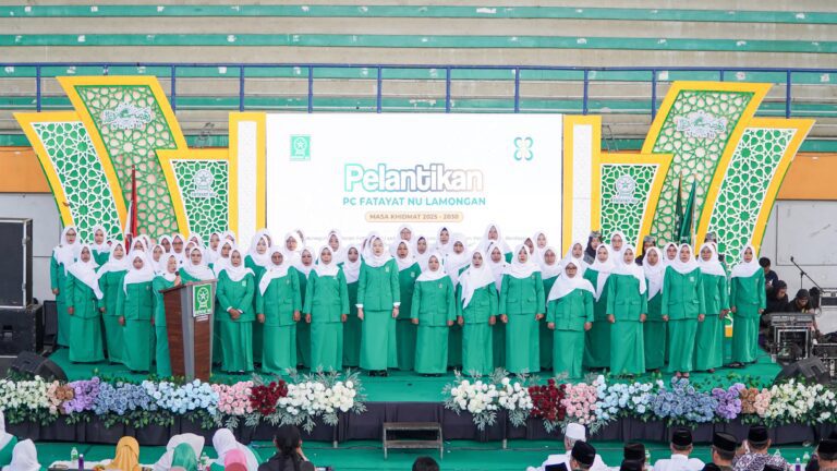 Dilantik, PC Fatayat NU Lamongan Mitra Strategis Dalam Pembangunan Fondasi Sosial 