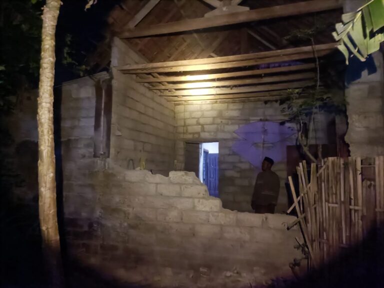 Dampak Gempa Banyuwangi, Tujuh Bangunan Rusak di Tiga Desa Kecamatan Wongsorejo