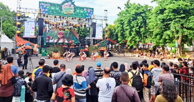 KAI Daop 8 Surabaya Gelar Parade Budaya Hadirkan Seni Reog Ponorogo dan Ketoprak Puri Kencono dengan Lakon Ande-Ande Lumut