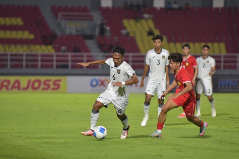 Kualifikasi Piala Asia U-23 2026 : Timnas U-23 di Tahan Imbang Laos