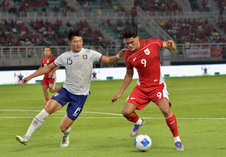Indonesia Pesta Gol 6-0 atas Chinese Taipei di Laga FIFA Matchday