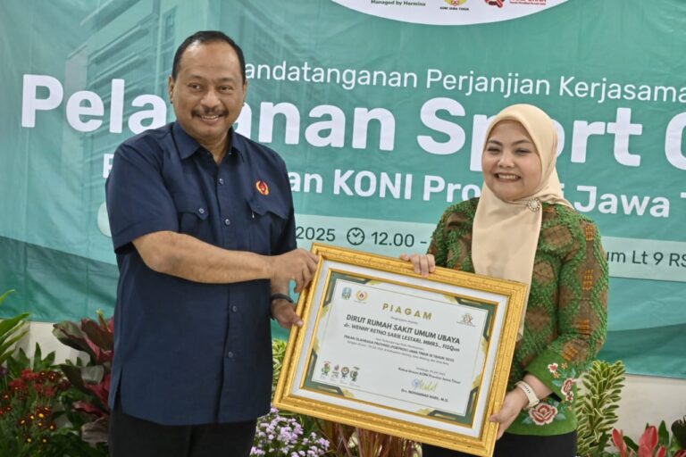 KONI Jatim Gandeng RS Ubaya Surabaya Hadirkan Sport Clinic, Atlet Dapat “Karpet Merah” Layanan Medis