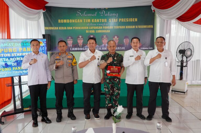 Kampung Pandu Sakti Wujud Kolaborasi Forkopimda Lamongan Sukseskan Swasembada Pangan 