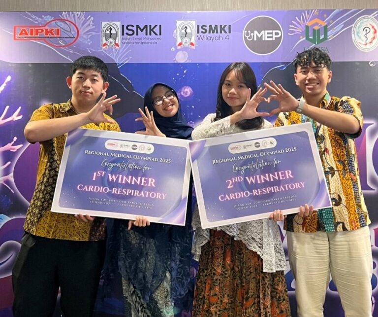 Mahasiswa FK UNAIR Juara 1 dan 2 Cardio-Respiratory di Regional Medical Olympiad