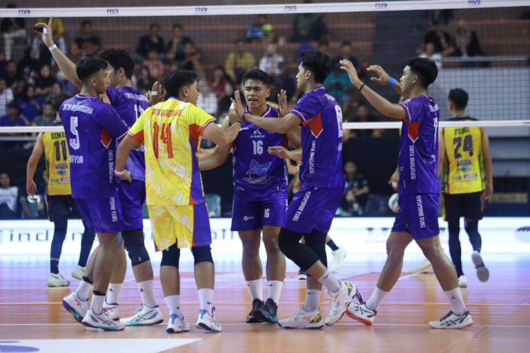 Final Four Livoli Divisi Utama 2025, Tertinggal Dua Set Lebih Dulu,Perumda Menangi Drama Lima Set Atas Indomaret