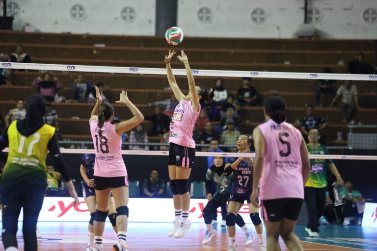 Livoli Divisi Utama 2025, Petrokimia Gresik Kandaskan Rajawali O2C Tiga Set Langsung