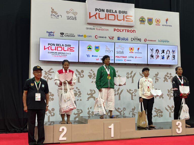 Menang Ipon, Atlet Kempo Jatim Rebut Emas PON Bela Diri
