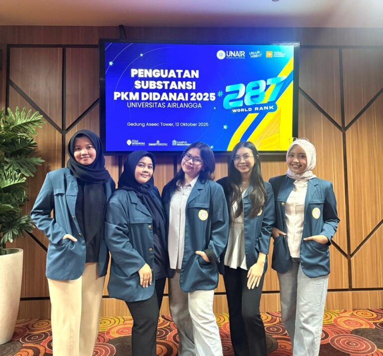 Mahasiswa Psikologi UNAIR Raih Luaran Terinformatif di PKM Award 2025