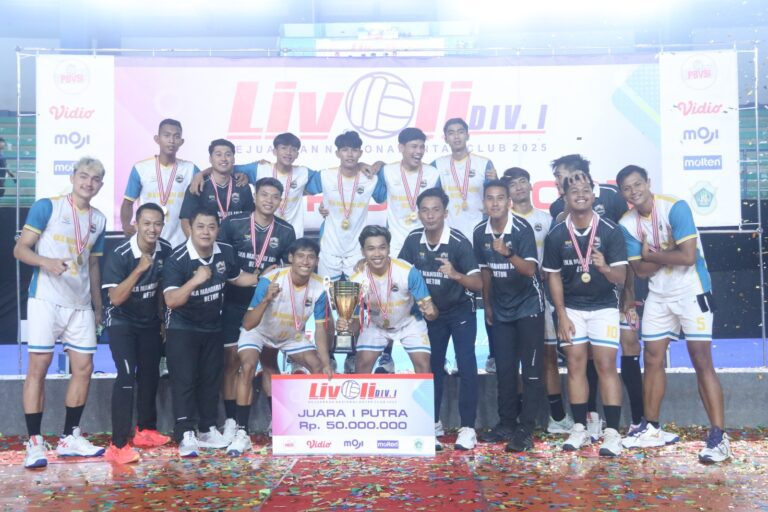 Livoli Divisi I Tahun 2025,Putra Eka Mandiri Juara, Kalahkan Bukit Asam di Final