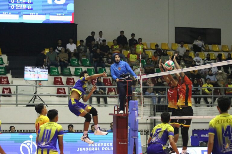 Piala Ketum PP. PBVSI, Perumda dan Ganeksa Raih Kemenangan Perdana