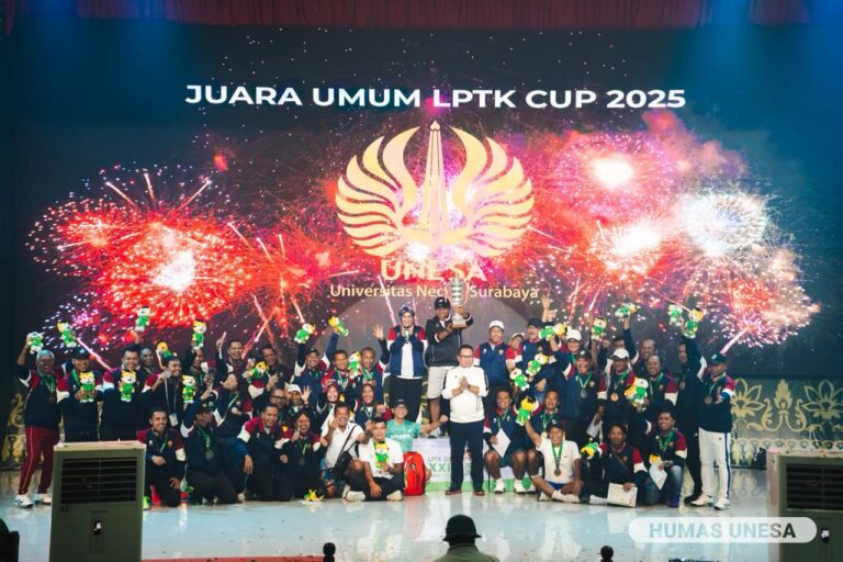 Unesa Juara Umum LPTK Cup XXII 2025 di Medan, Bawa Pulang 5 Emas, 6 Perak dan 2 Perunggu