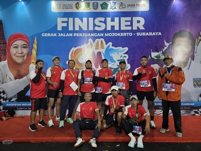 Semarak Gerak Jalan Mojokerto-Surabaya, Kadispora Jatim: Antusias Masyarakat Luar Biasa!