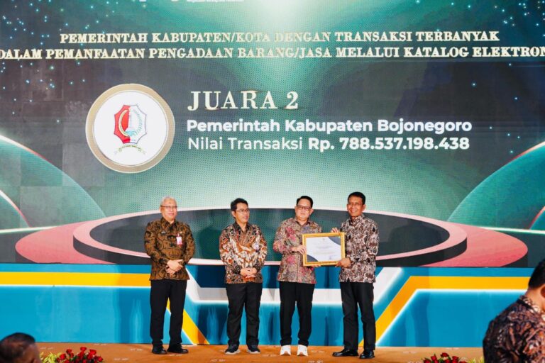 Pemkab Bojonegoro Raih Prestasi di E- Purchasing Award 2025