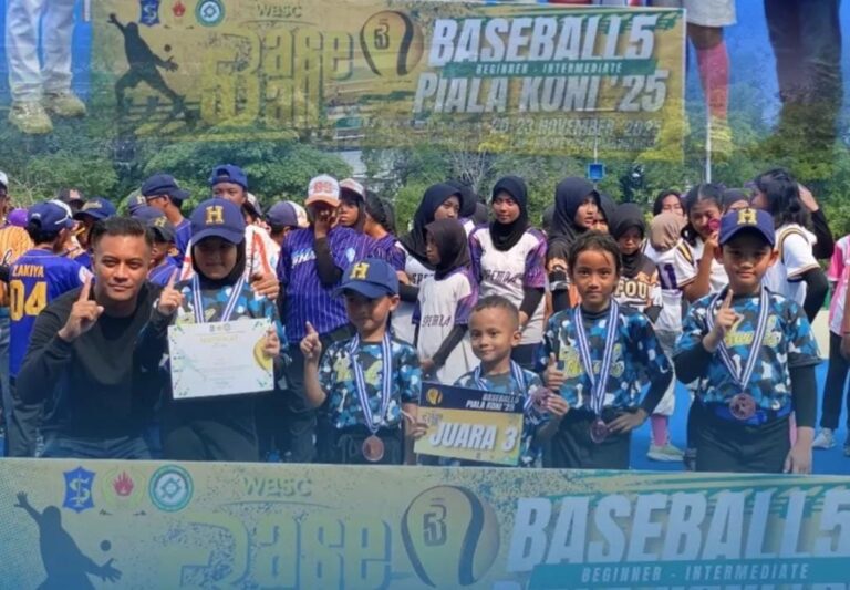 Ketua KONI Baru Apresiasi Semangat Atlet Cilik di Piala Baseball5