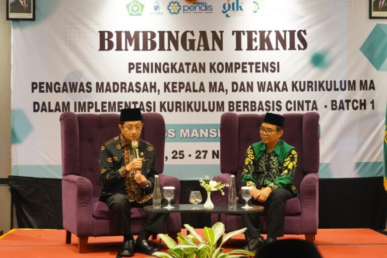 Menag Tekankan Pendidikan Berbasis Cinta pada Bimtek KBC Kanwil Kemenag Jatim