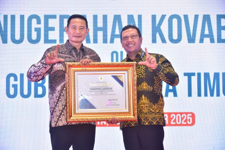 Dua Inovasi Lamongan Raih Top 45 Pelayanan PublikJawa Timur 2025
