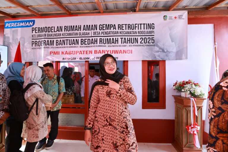 Pemkab Banyuwangi dan PMI Kolaborasi Bedah Rumah dengan Metode Tahan Gempa 