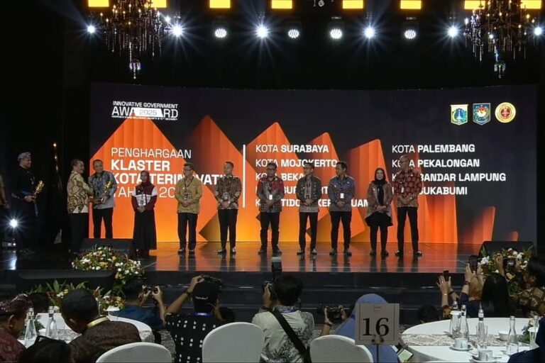 Surabaya Puncaki IGA 2025: Raih Peringkat 1 Kota Terinovatif, Wali Kota Eri Usung Strategi “One Data, One Map, One Policy”