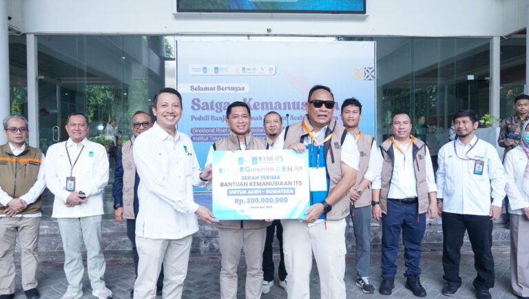 Peduli Bencana, ITS Berangkatkan Satgas Kemanusiaan ke Sumatera