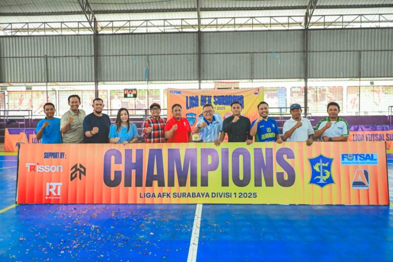 Ketua KONI Surabaya Hadiri Final Liga AFK, Harap Kompetisi Ini Lahirkan Pemain Putra-Putri Berkualitas