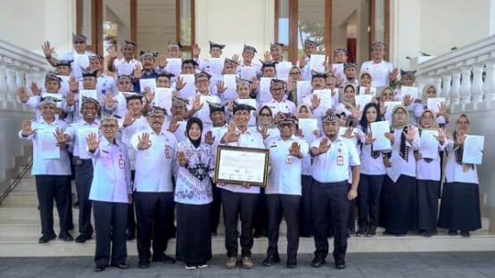 Bupati, Wabup, dan Jajaran ASN Lingkup Pemkab Bojonegoro Tandatangani Pakta Integritas Antikorupsi