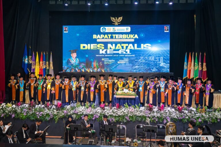 Puncak Peringatan Dies Natalis ke-61, Unesa Fokus Tingkatkan Kualitas dan Naik Peringkat Internasional