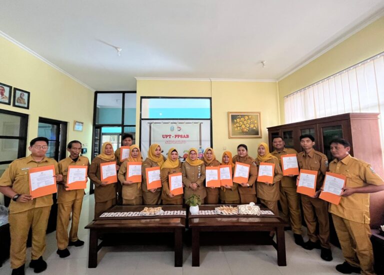 UPT PPSAB Sidoarjo Serahkan SK PPPK Paruh Waktu