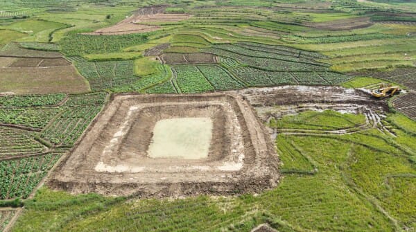 Pembangunan Embung Desa Duwel Kec Kedungadem