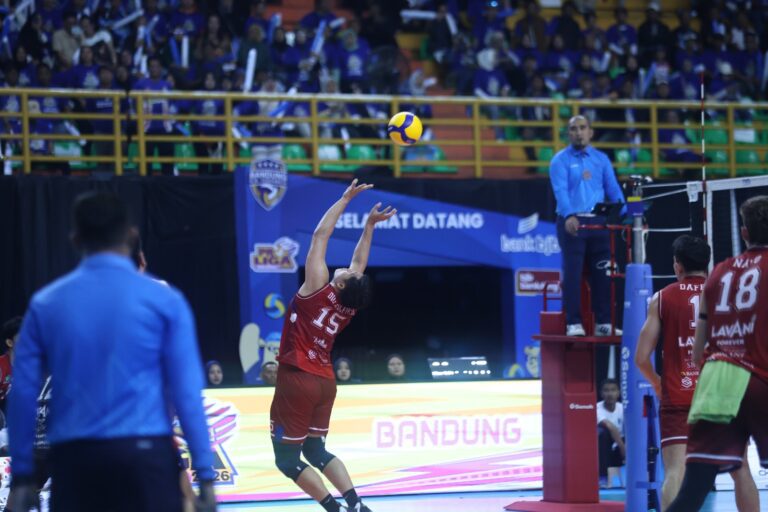 Proliga 2026 : LavAni Sempat Mendapat Perlawanan dari Falcons Tirta Bhagasasi