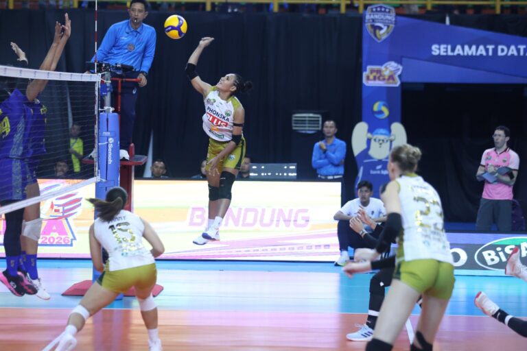 Proliga 2026 : Gresik Phonska Plus Kian Berjaya, Tumbangkan Jakarta Electric PLN 3-1