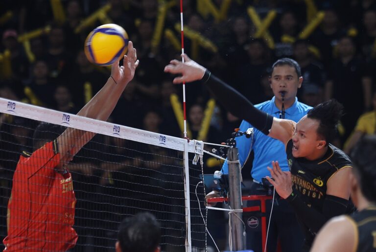 Tekuk Samator, Bhayangkara Raih Kemenangan Kedua Proliga