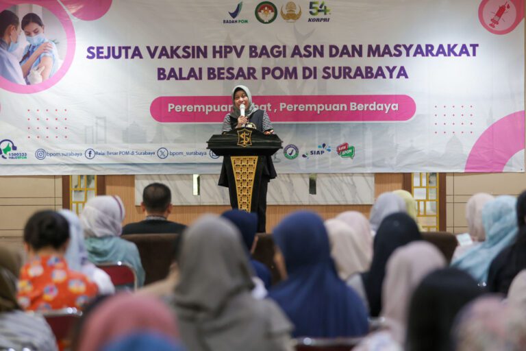 Pemkot Surabaya Bersama Balai Besar POM Gelar Vaksinasi HPV, Perkuat Perlindungan Perempuan dari Kanker Serviks
