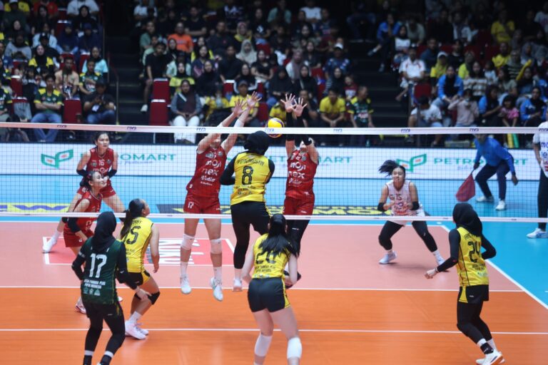 Proliga 2026 : Gresik Phonska Sapu Bersih Dua Laga kandang setelah kalahkan Falcons