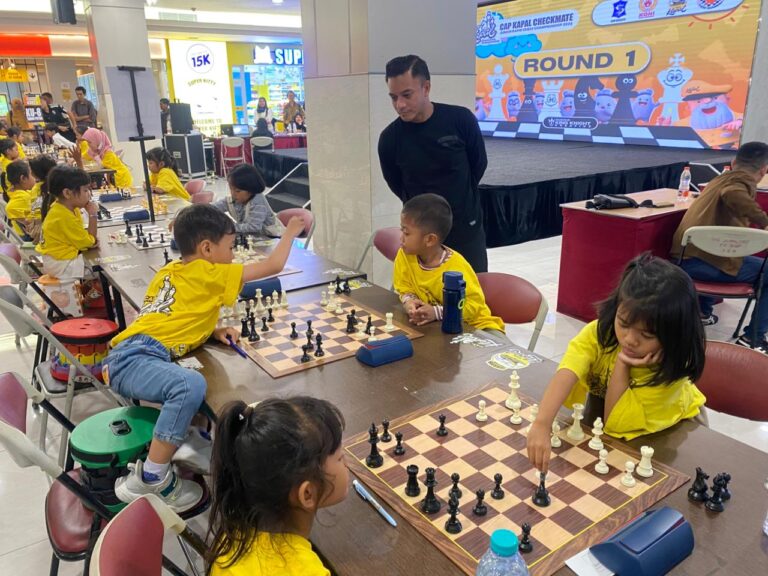 168 Pecatur Cilik Ramaikan Junior Rapid Chess Championship 2026 di BG Junction Surabaya